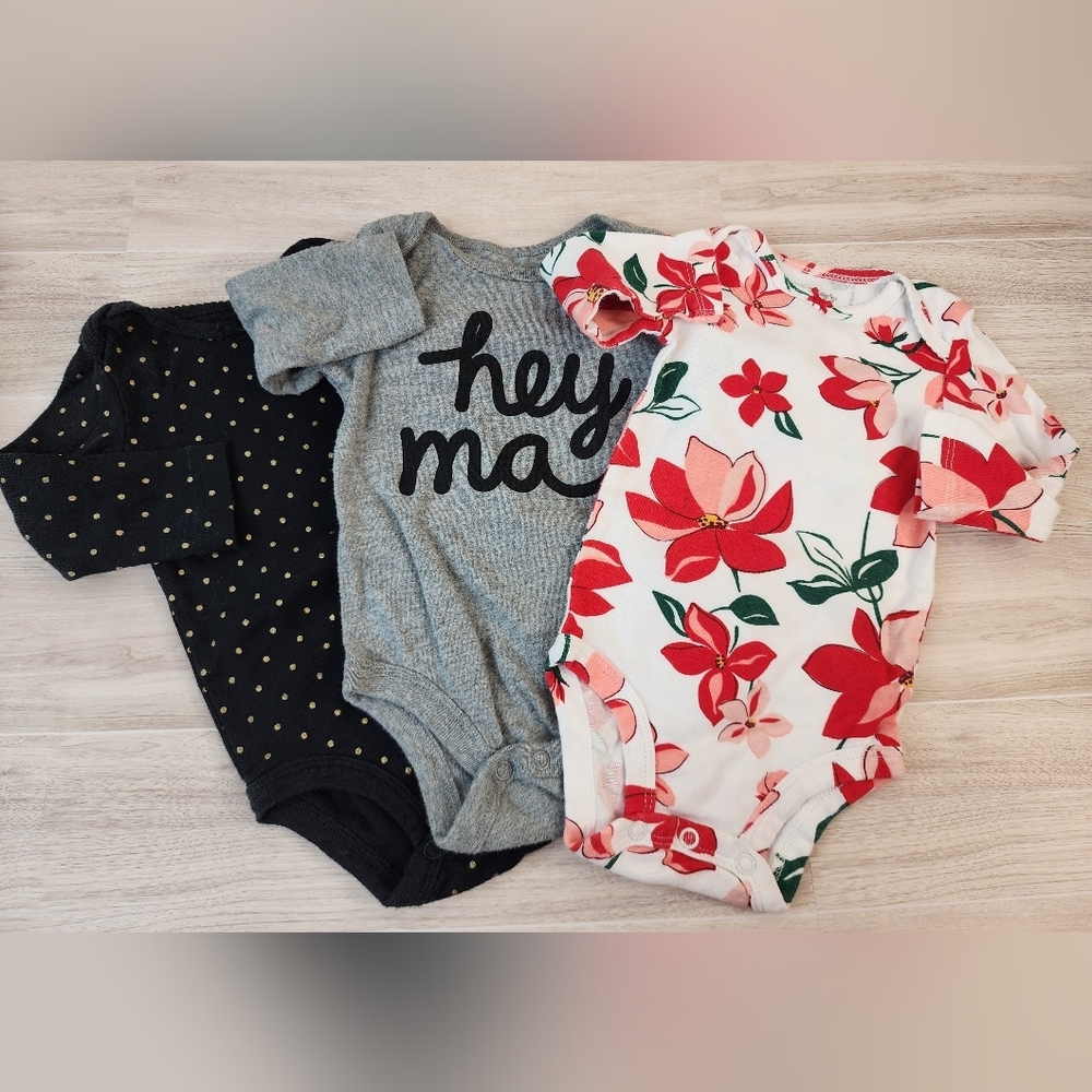 6 Month Girls Baby Onesies Set